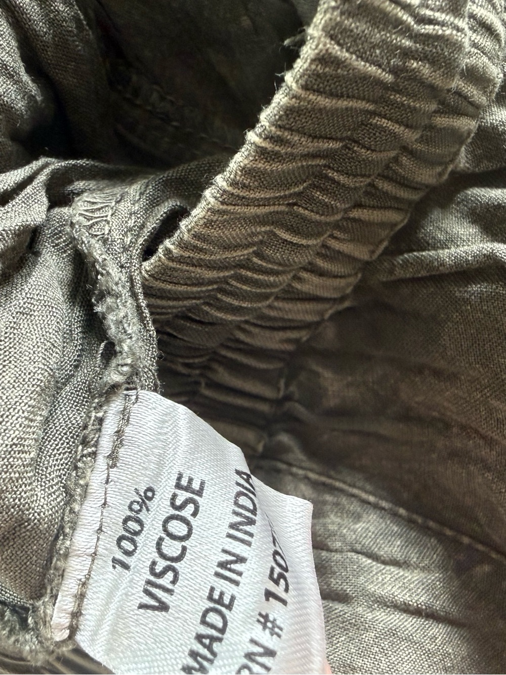 Young Threads Olive Green Boho Maxi Skirt Size Medium NWT - Picture 11 of 14